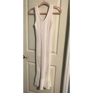 Sleeveless dress • white • size M